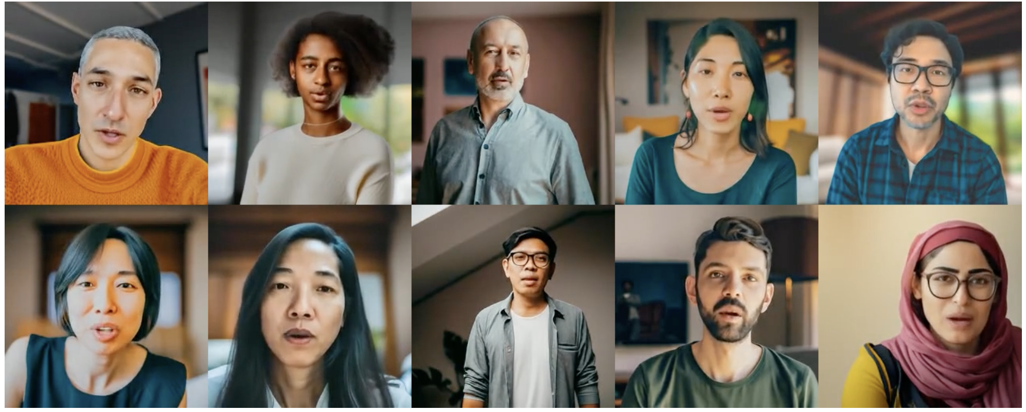 米Googleが新動画生成AI「VLOGGER」を発表。画像を元に個々の人物のトレーニング無しで動画を生成することが可能に
