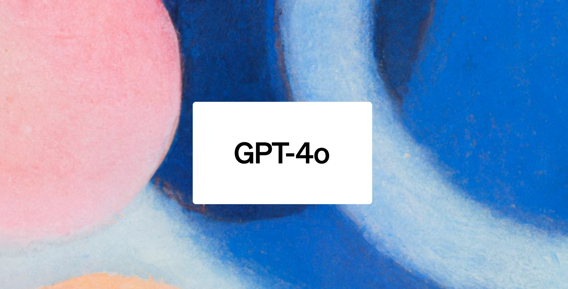 OpenAIが新AIモデルGPT-4oを発表。音声の入出力は、人間の会話とほぼ同等に