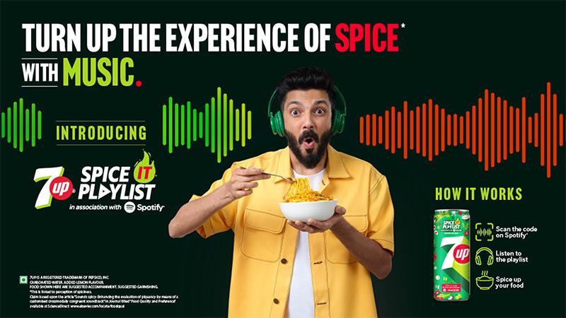 7UPとSpotifyがコラボ。音楽と食を組み合わせた「7UP SPICE IT PLAYLIST」を公開