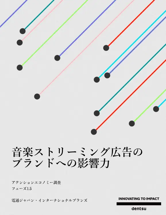 電通、音楽ストリーミング広告におけるアテンション効果を可視化