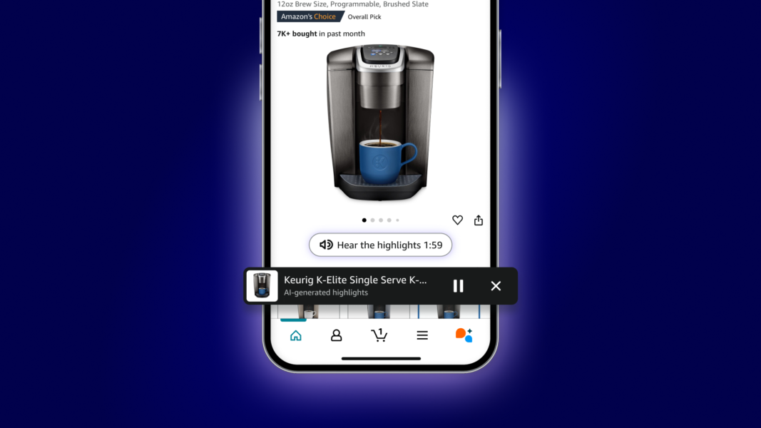 Amazon、音声生成AIによる商品紹介機能「Hear the highlights」を米国で試験導入へ