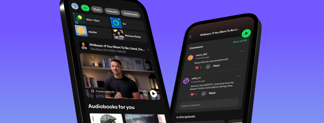 SpotifyがアプリUIを刷新。新しいポッドキャストとの出会いを促進