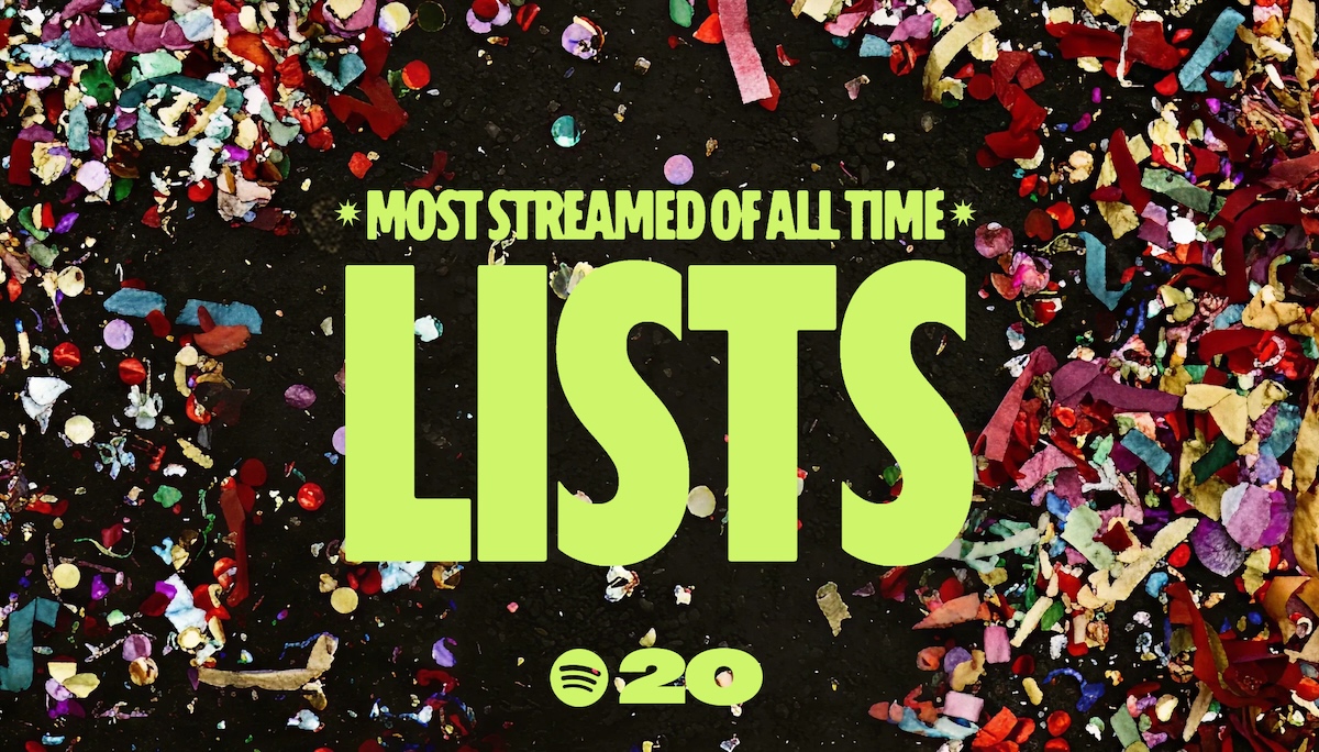 Spotify、サービス開始20周年を記念した歴代再生ランキングを公開。テイラー・スウィフト、バッド・バニーらがリストアップ