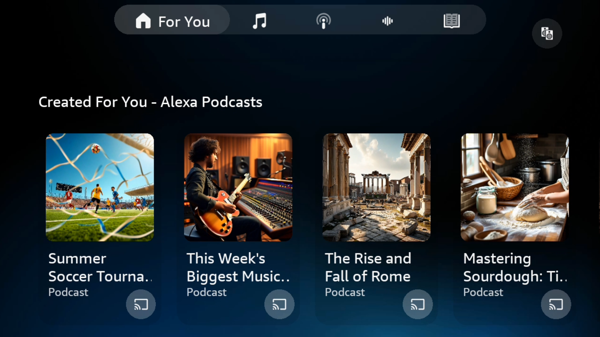 Amazonの次世代AI「Alexa+」がポッドキャストをオンデマンド生成。指定したテーマの音声番組を数分で作成可能に